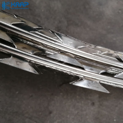 Galvanisierter Stahl-Schutz-Sicherheitszaun-Single Razor Barbed-Draht
