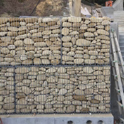Steigung Schutz geschweißter Mesh Gabion Wall des Eisen-Stahl-5mm