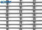 Korrosionsbeständige Leinwandbindung Gebäude-Fassaden-dekoratives Stahlmaschen-Kabel-Rod